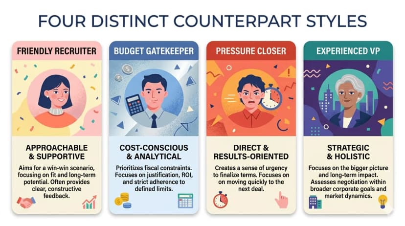 Four Distinct Counterpart Styles feature illustration